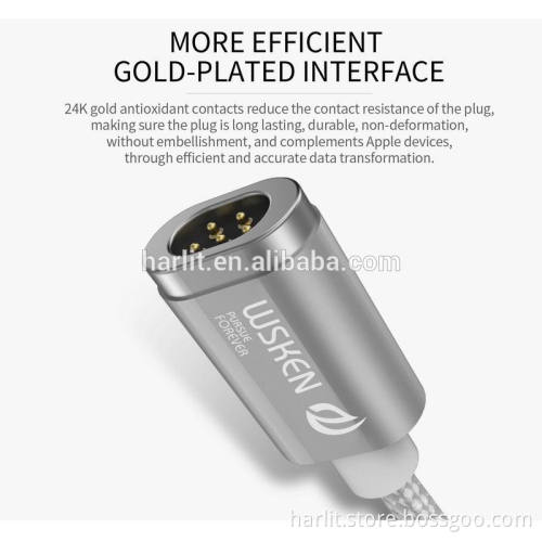 WSKEN Mini USB Charge Cable With Detachable Magnetic Connector Strong Magnet Force